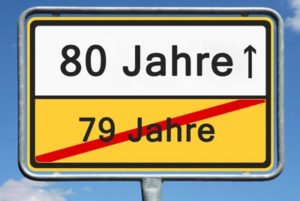 Geburtstagseinladung zum 80. Geburtstag