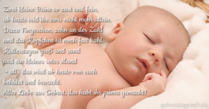 Alles Liebe zur Geburt