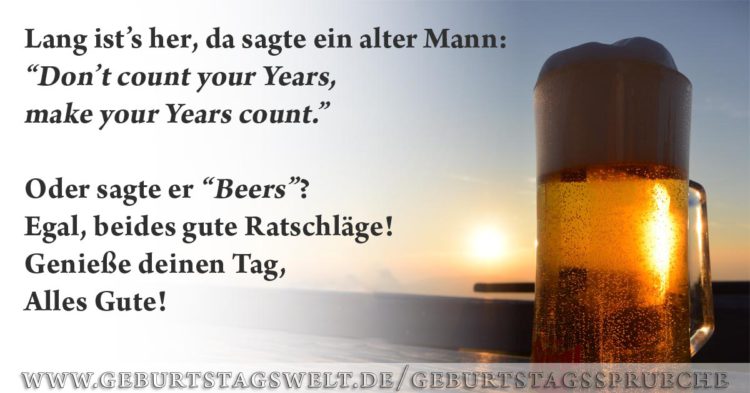 Geburtstag Bier